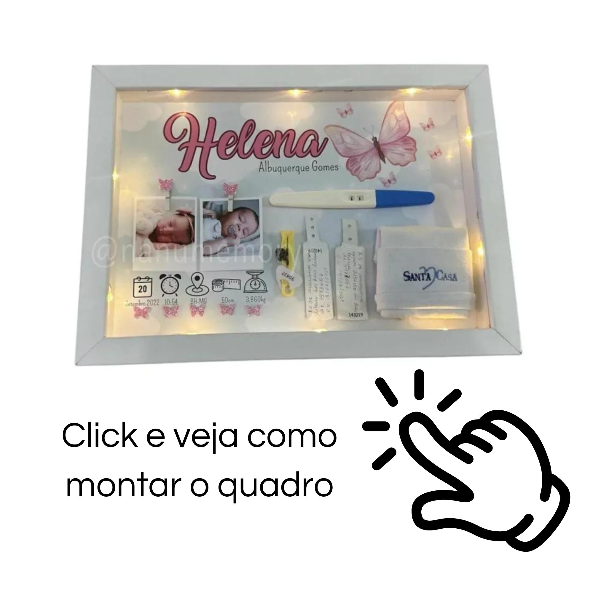 Montagem quadro 21x30cm